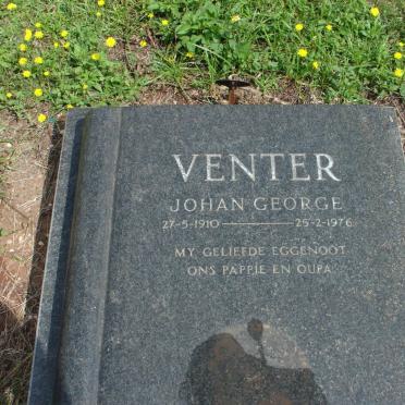 VENTER Johan George 1910-1976