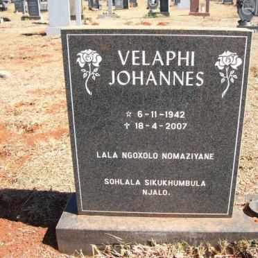 VELAPHI Johannes 1942-2007