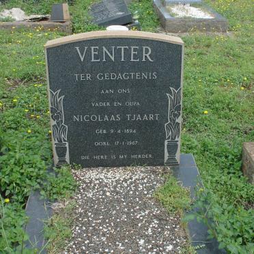 VENTER Nicolaas Tjaart 1894-1967