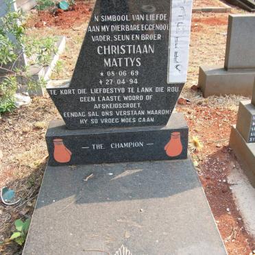 VENABLES Christiaan Mattys 1969-1994