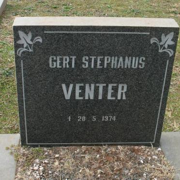 VENTER Gert Stephanus -1974