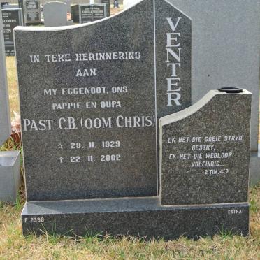 VENTER C.B. 1929-2002