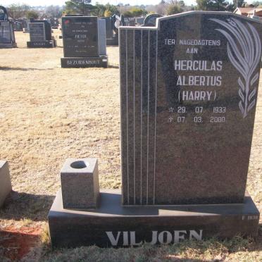 VILJOEN Herculas Albertus 1933-2000