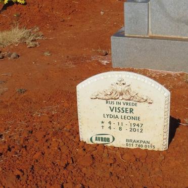 VISSER Lydia Leonie 1947-2012