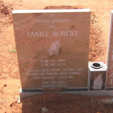 VILAKAZI Fanile Robert 1955-2012