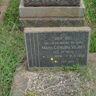 VILJOEN Maria Catharina nee ZIETSMAN 1884-1959
