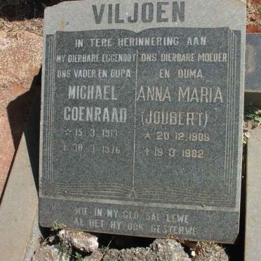 VILJOEN Michael Coenraad 1913-1976 &amp; Anna Maria JOUBERT 1909-1982