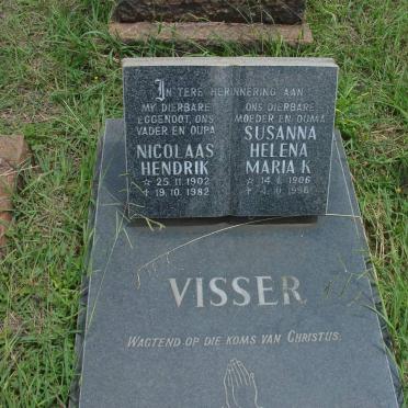VISSER Nicolaas Hendrik 1902-1982 &amp; Susanna Helena Maria K. 1906-1996