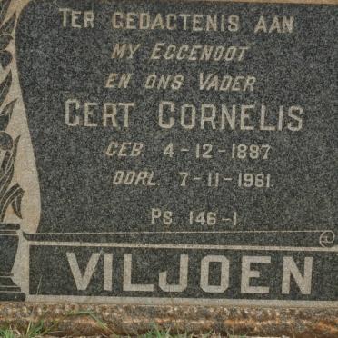 VILJOEN Gert Cornelis 1887-1961