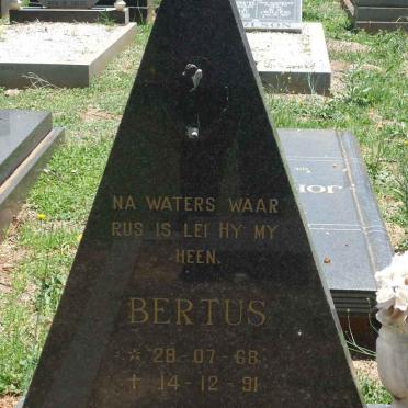 VILJOEN Bertus 1968-1991 [68-91]