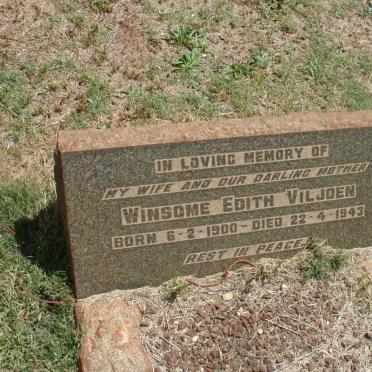 VILJOEN Winsome Edith 1900-1943