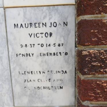 VICTOR Maureen Joan 1937-1989