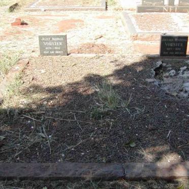 VORSTER Jozef Markus 1870-1956 &amp; Johanna Hendrina FOURIE 1877-1972
