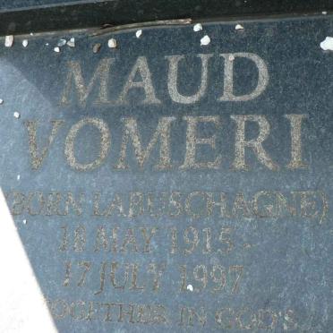 VOMERI Maud nee LABUSCHAGNE 1915-1997