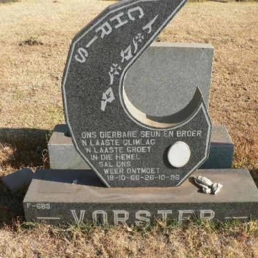 VORSTER Chris 1966-1996