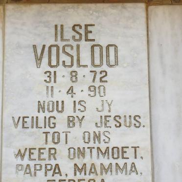 VOSLOO Ilse 1972-1990