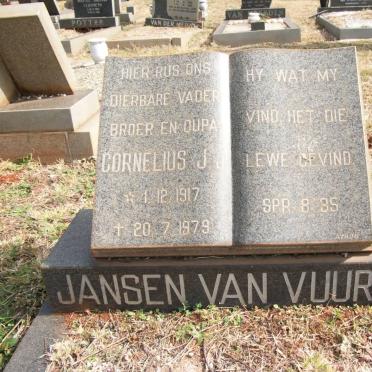 VUUREN Cornelius J.J., Jansen van 1917-1979