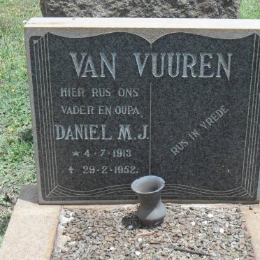 VUUREN Daniel M.J. 1913-1952
