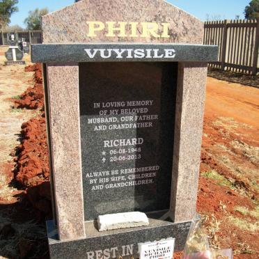 VUYISILE  Richard Phiri 1948-2013