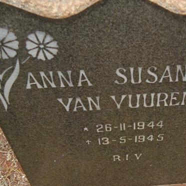 VUUREN Anna Susanna, van 1944-1945