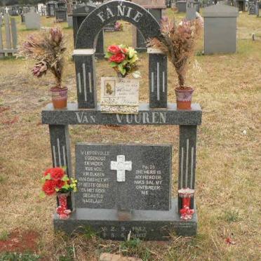 VUUREN Fanie, van 1952-2007