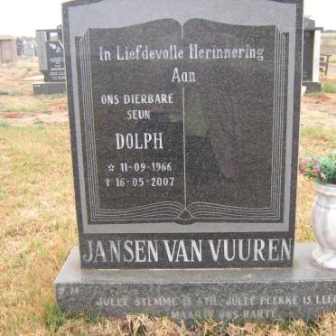 VUUREN Dolph, Jansen van 1966-2007