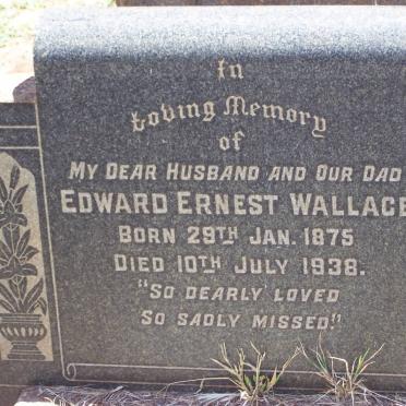 WALLACE Edward Ernest 1875-1938
