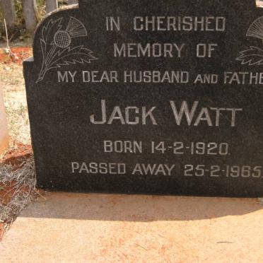 WATT Jack 1920-1965