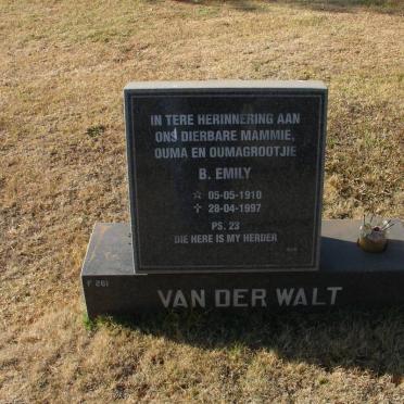 WALT B. Emily, van der 1910-1997