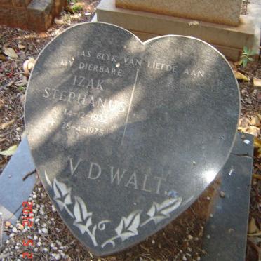 WALT Izak Stephanus, V.D. 1922-1975