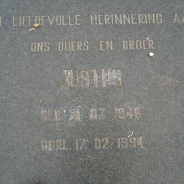WAAL Justus, de 1946-1994