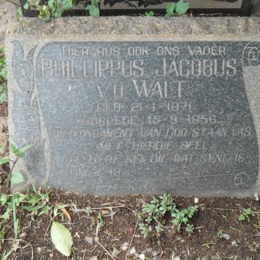 WALT Phillippus Jacobus, v.d. 1871-1956