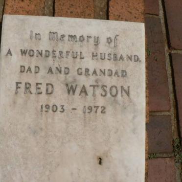 WATSON Fred 1903-1972