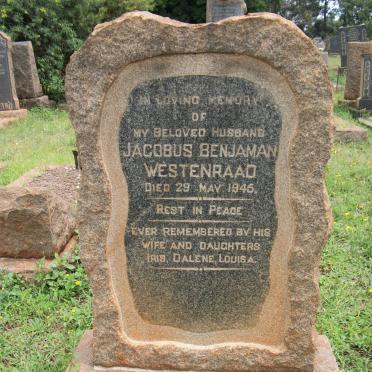 WESTENRAAD Jacobus Benjamin -1946