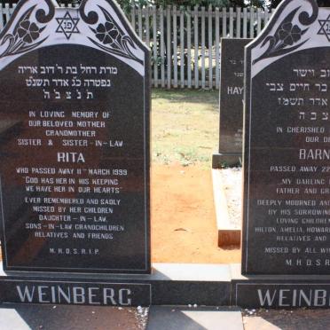 WEINBERG Barney -1987 &amp; Rita -1999