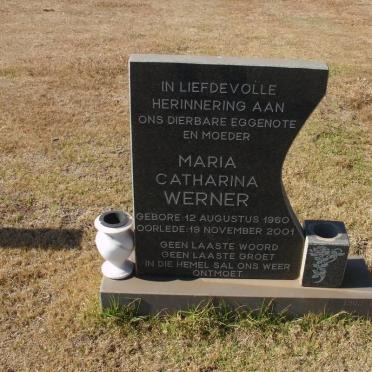 WERNER Maria Catharina 1960-2001