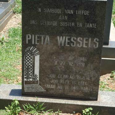 WESSELS Pieta 1946-1991