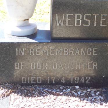 WEBSTER ? -1942