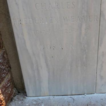 WEAVER Charles Frederick 1906-1989 &amp; Dorren Mary ?-1996