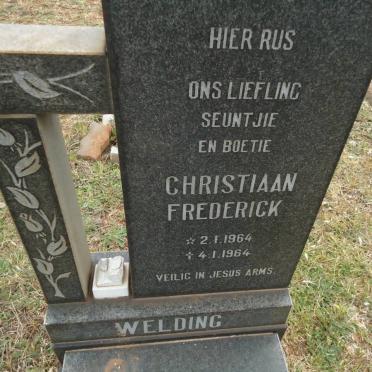 WELDING Christiaan Frederick 1964-1964