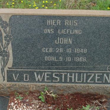 WESTHUIZEN John, v.d. 1948-1966