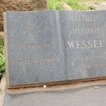 WESSELS Mattheus Hendrik 1869-1946