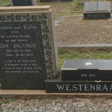 WESTENRAAD Jan Jacobus 1913-1957 :: WESTENRAAD Floris Johannes 1947-1997