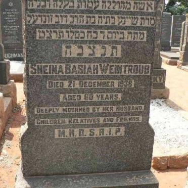 WEINTROUB Sheina Basiah -1938