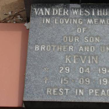WESTHUIZEN Kevin, van der 1949-1987