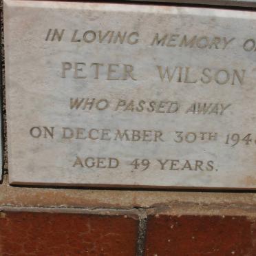 WILSON Peter -1948