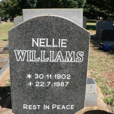 WILLIAMS Nellie 1902-1987