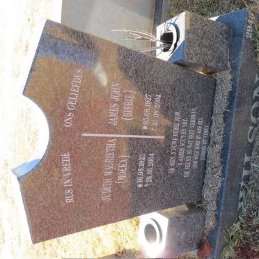 WILSON James John 1927-2004 &amp; Judith Magrietha 1923-2004