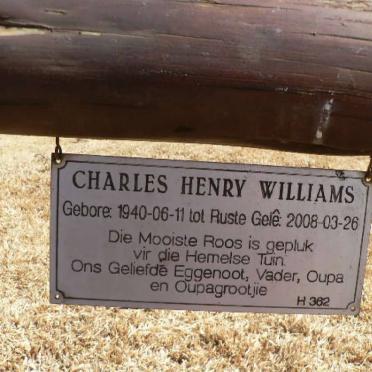 WILLIAMS Charles Henry 1940-2008