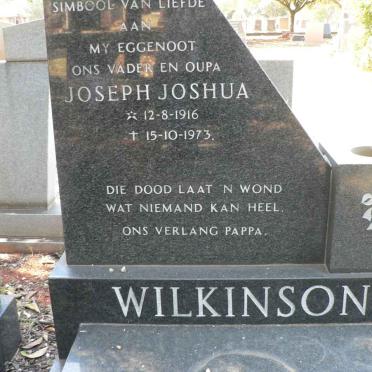 WILKINSON Joseph Joshua 1916-1973